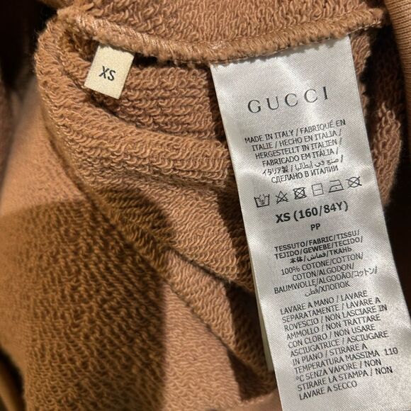 Women’s Gucci, lightning web logo hoodie size XS fits like a medium made Italy - Picture 8 of 11